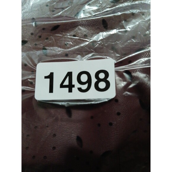 Cj Banks  Burgundy Perforated Open Drape Cardigan Vest Women's Sz 3xl - Picture 7 of 7